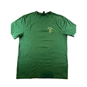 Masters Collection 2011 Golf Tournament T-Shirt Mens Large Green Cotton Tee